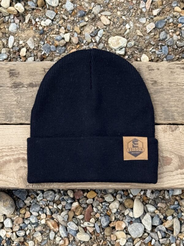 Toque - Merino Wool - Edison Leather Patch